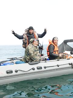 Шантары: ночной заход и медведь у ручья