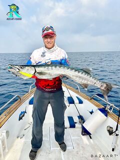 Пять пустых точек и барракуда в троллинг на обратной дороге у Фуджейры