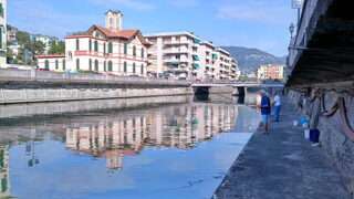 Италия, Rapallo в Лигурии: морская рыбалка с карасиками и осторожной кефалью