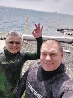 Кабардинка, Чёрное море: поиск чулары и кефали с САПа у пляжа на улице Мира