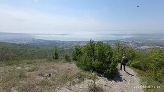 Чёрное море, Тонкий мыс: весенняя ловля смариды поплавком на холодной воде Геленджика