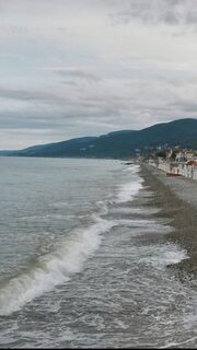 Черное море, Лазаревское: береговой микроджиг на ставриду у устья Псезуапсе после штормов