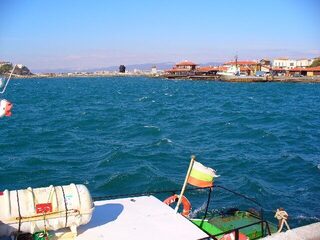 Болгария, Несебр, морская рыбалка в зимние выходные при западно-юго-западном ветре