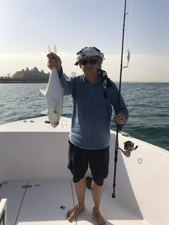 Дубай, ОАЭ: на шеринговой рыбалке освоили кастинг и взяли King Fish 8-9 кг