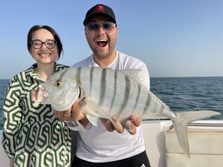ОАЭ, Дубай: морская рыбалка с лодки, а потом свои попытки ловли с камней