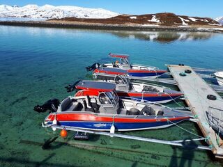 Остров Рингвасёйя в Норвегии: морская ловля трески с лодки после шторма