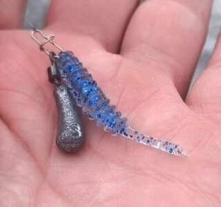Штормовой берег Пицунды: дневной морской микроджиг на ласкиря после двухдневной паузы