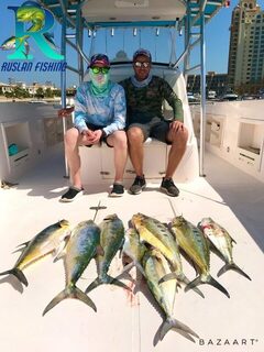 Дубай: queen fish у канала и поиск king fish в Шардже