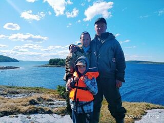 Белое море, мыс Картеш: ловля трески твистером под скалой на глубине 14-16 м