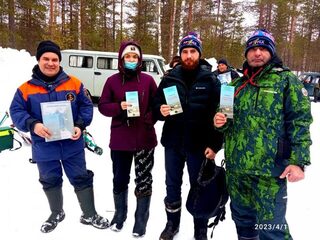 Белое море, Чупа: рыбалка на озере Кереть во время районных соревнований