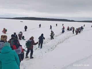 Белое море, Чупа: рыбалка на озере Кереть во время районных соревнований