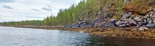 Россия, Чупа: морская рыбалка с лодки на треску и зубатку у островов в море