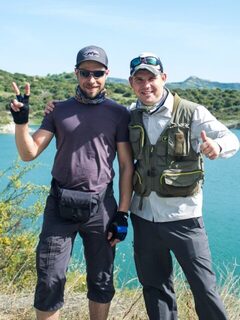 Кипр, дамбы Evretou и Kannaviou: бассовая ловля в конце апреля в условиях слабого клева