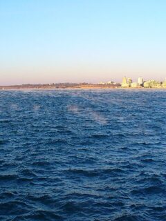 Болгария, Несебр, морская рыбалка в зимние выходные при западно-юго-западном ветре