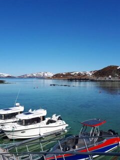 Остров Рингвасёйя в Норвегии: морская ловля трески с лодки после шторма